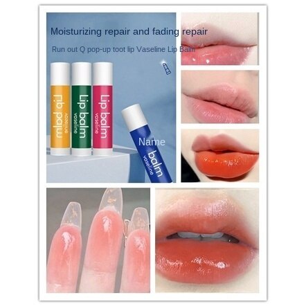 [Hàng mới về] Son môi dưỡng ẩm chống thấm nước màu sắc thời trang dành cho nữ