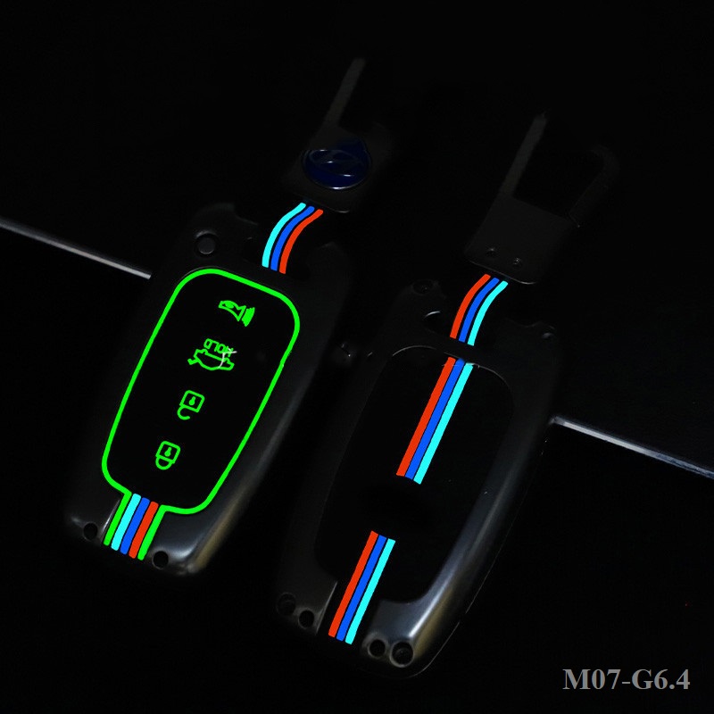 Vỏ ốp khoá xe hơi - Bọc chìa smartkey ô tô Hyundai Sonata, Tucson, Elantra thông minh M07-G6