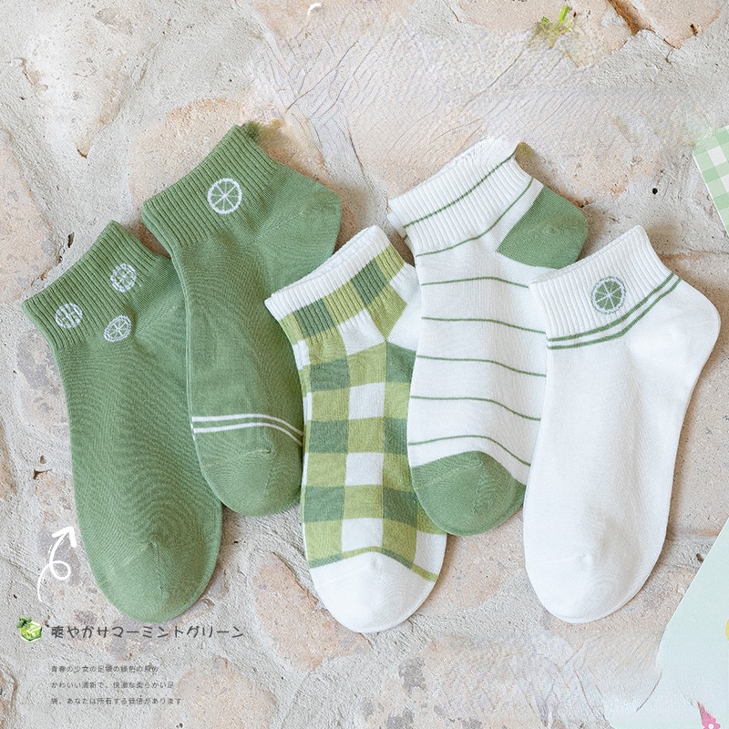 Vớ Thuyền Mỏng Cổ Ngắn Thoáng Khí Thời Trang Mùa Hè Cho Nữ