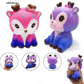 xGalaxy Cute Deer Squishy Slow Rising Kids Adults Squeeze Toys Stress Relieveru