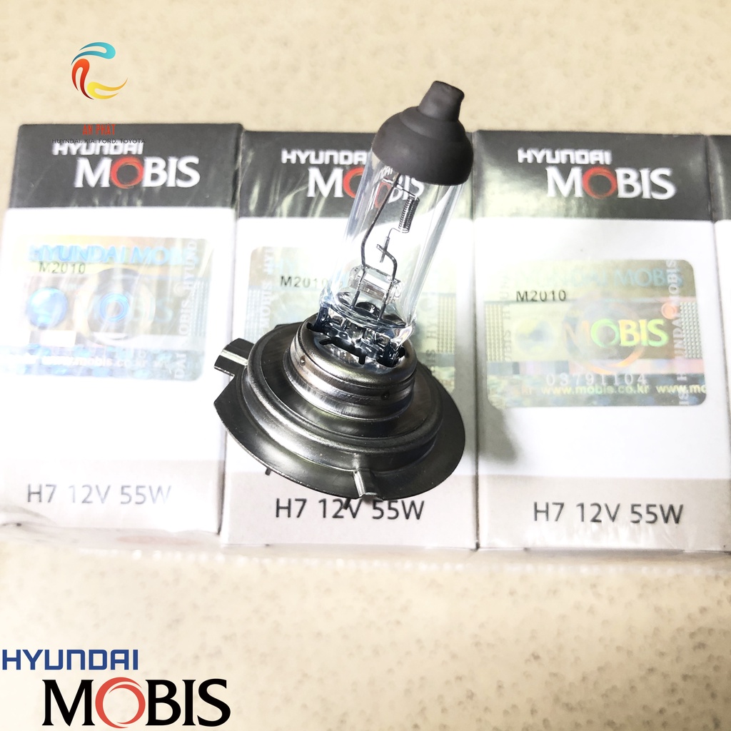 Bóng đèn halogen H7 MOBIS  lắp cho đèn gầm xe Hyundai Kia Toyota