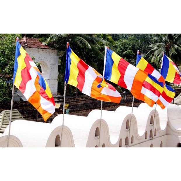 (cỡ nhỏ) CỜ PHẬT GIÁO