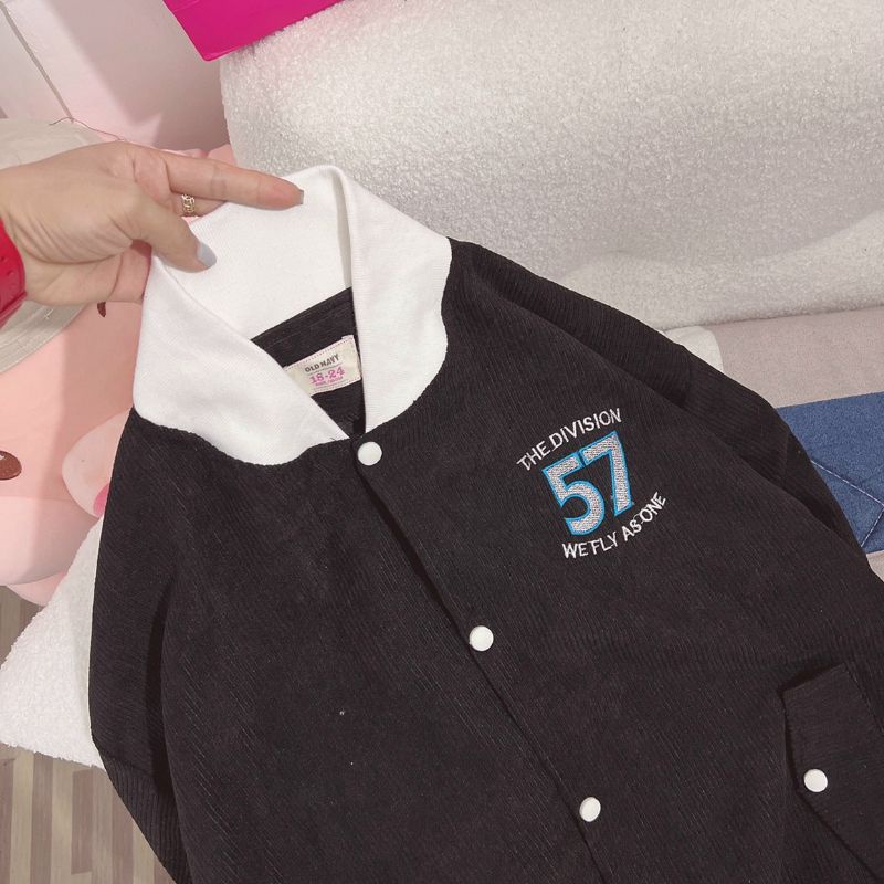 KHOÁC BOMBER THÊU CỔ POLO - ẢNH THẬT TỰ CHỤP