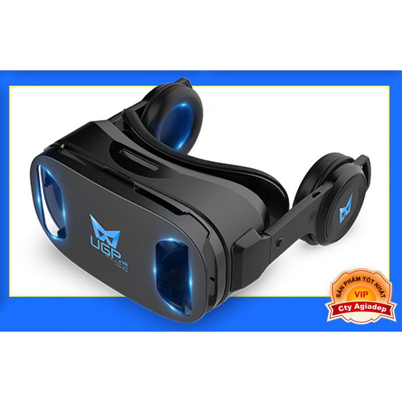 Kính thực tế ảo VR 3D hàng hiệu UGP U8 Kèm tay điều khiển - Âm thanh hình ảnh chất - Sống động như thật