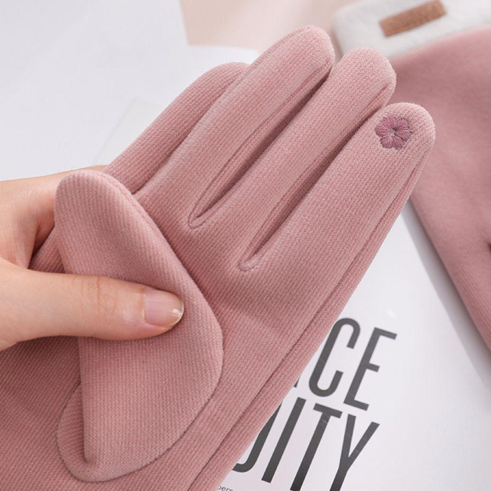 Găng Tay Lái Xe Ngắn Màu Sắc Thời Trang Cho Nữ