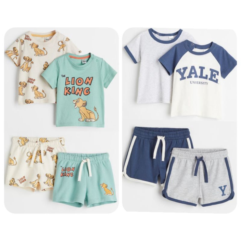 Set 2 bộ đùi chính hãng H&M săn sale