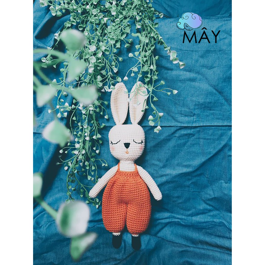 [Thú len móc handmade] Thỏ Lily cute, thỏ len móc handmade