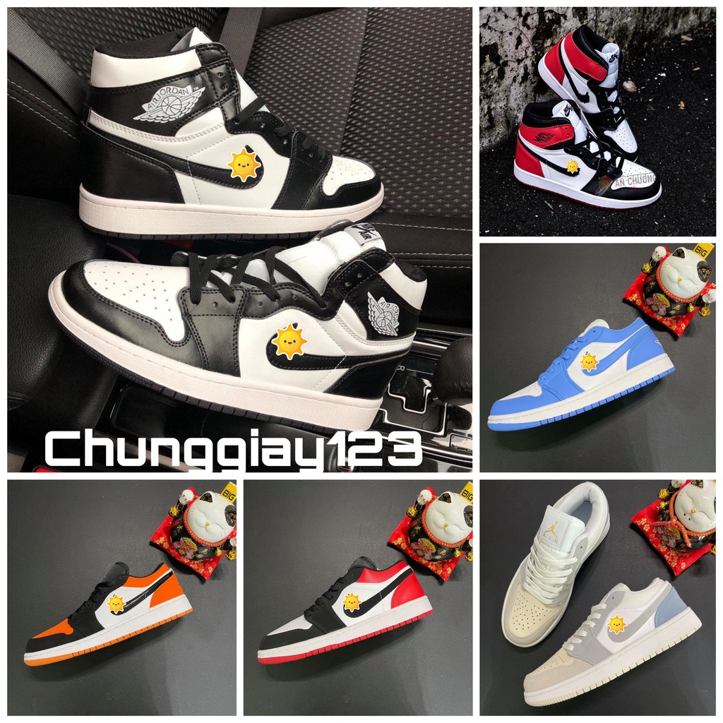 Giày air Jordan cổ cao cổ thấp ⚡️𝕋ổ𝕟𝕘 𝕂𝕙𝕠⚡️ Giày thể thao Jodan high dành cho cả nam và nữ hot nhất hiện nay