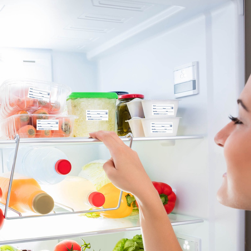 Cuộn 500 Nhãn Dán Đánh Dấu In Chữ Thank You An Idea Of What 's In Your Refrigerator And Its Expiration Date