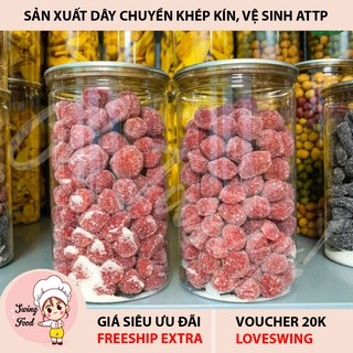 Ô Mai Dâu Tây Đà Lạt Hũ 500G 💖 FREESHIP 💖 Kẹo dâu tây chua ngọt đặc sản chất lượng thượng hạng