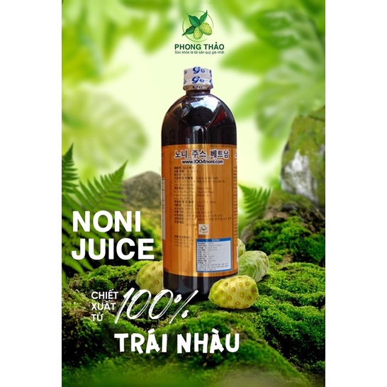 Nước Cốt Nhàu Phong Thảo Noni Juice 1000ml