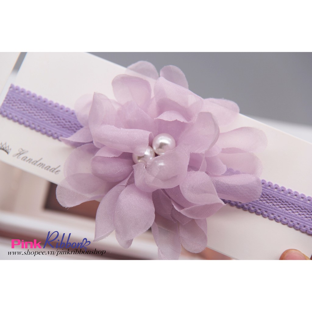 SET 2M - Thun băng đô ren lưới 1.7cm làm băng đô trẻ em