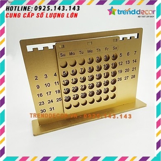[ GIÁ SỐC ] Lịch vạn niên - Lịch gỗ phối màu - Lịch để bàn trang trí