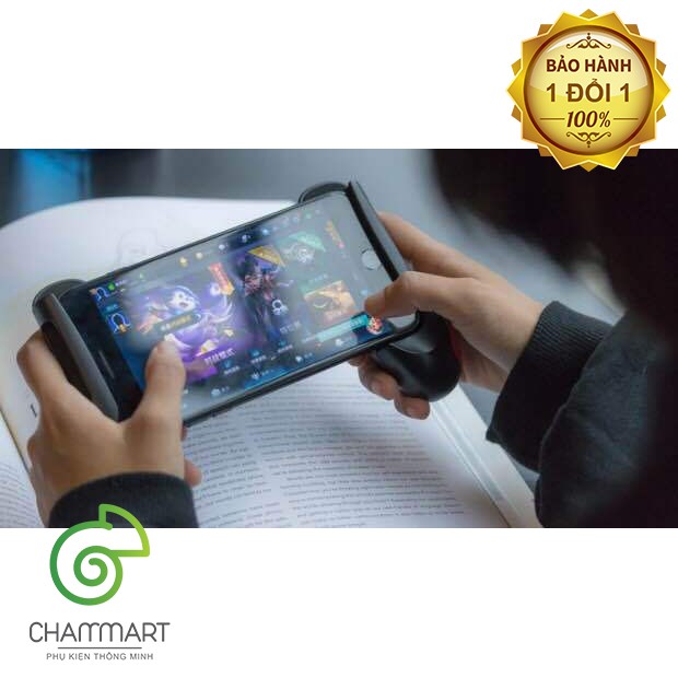 Combo tay cầm kẹp điện thoại Gamepad tay cầm chơi game tặng Moblie Joystick siêu dính Fling Chammart
