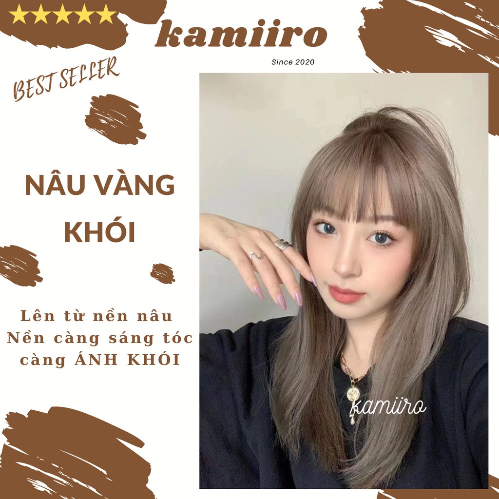 Thuốc nhuộm tóc NÂU VÀNG KHÓI