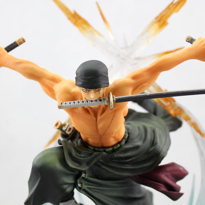 Mô hình Figure Thợ săn hải tặc Roronoa Zoro chiến đấu - One Piece