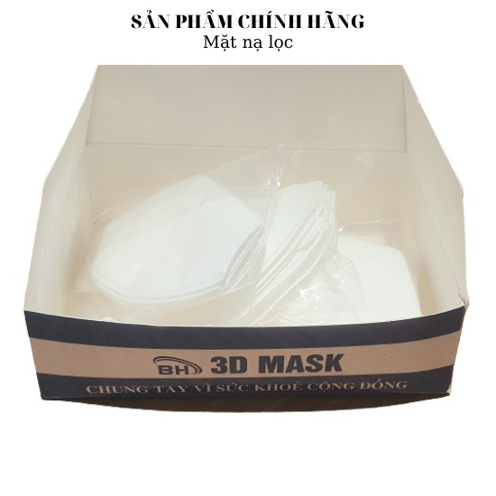 Thùng Khẩu Trang 3D Mask Bảo Huy Công Nghệ Dập Nhật Bản ( Thùng 50 Hộp)