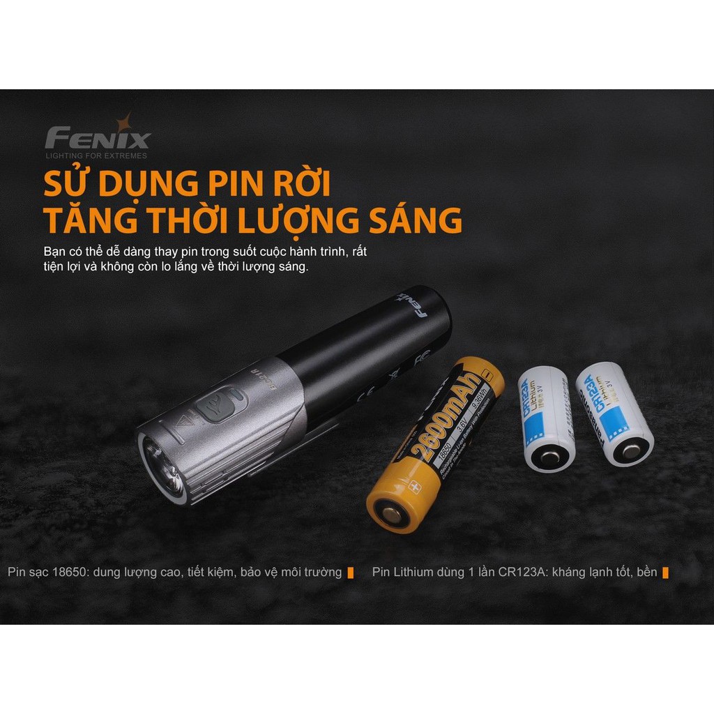 CHÍNH HÃNG FENIX - Đèn pin xe đạp Fenix BC21R V2.0 - 1000 lumens