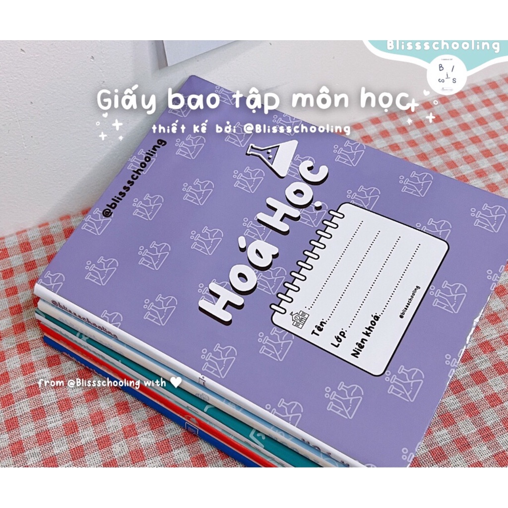 Combo Giấy Bao Tập Chương Trình Mới Cấp 2,3 Mẫu 2021 SPECIAL EDITION