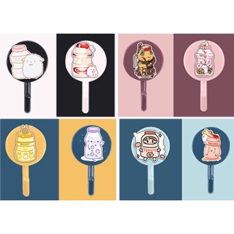 Móc treo dính tường avocado MTDT1 siêu anh hùng quả bơ trà sữa trứng lười yakult hoa cúc GD bò sữa shiba roro jumpp