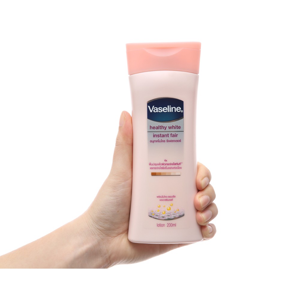 Sữa dưỡng thể trắng da Vaseline 400ML &amp; 200ml