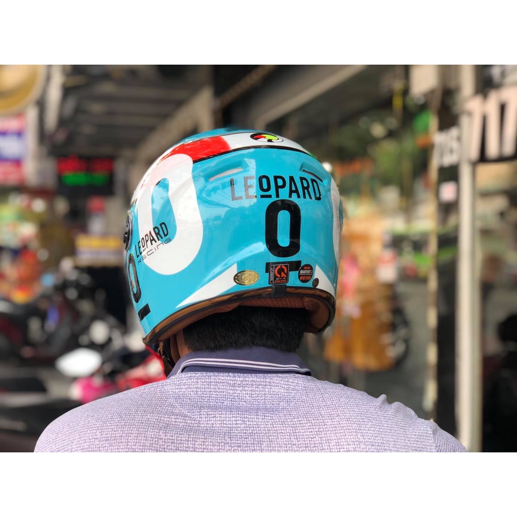 Mũ bảo hiểm 3/4 Napoli 2 kính Leopard