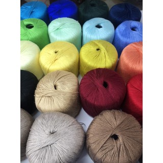 Sợi tơ lanh Yamma wool cuộn 50gr ,  mềm mượt - tự nhiên - kháng khuẩn và thoáng mát - dùng tốt cho cả trẻ em