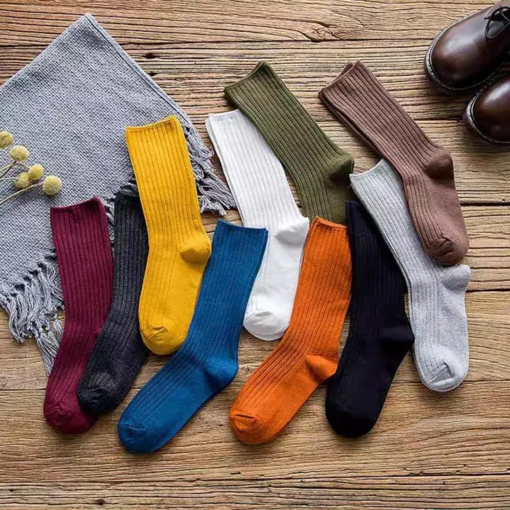 Tất vintage cao cổ