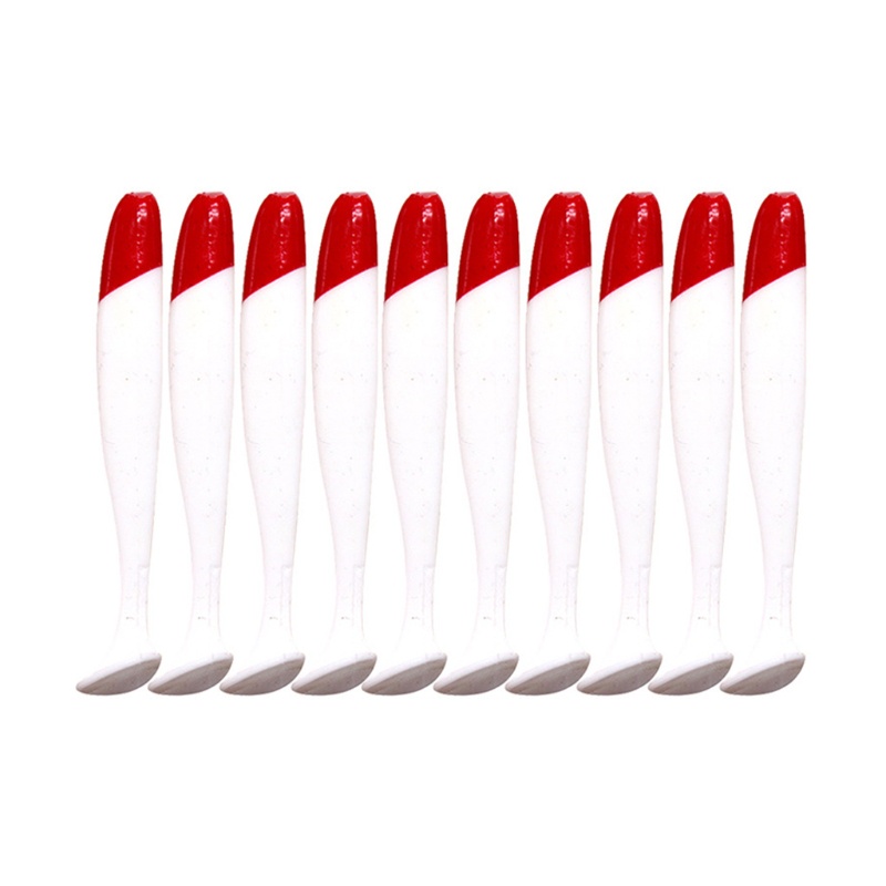 Set 10 Mồi Câu Cá Nhân Tạo Mềm 5.5cm 7cm 9cm
