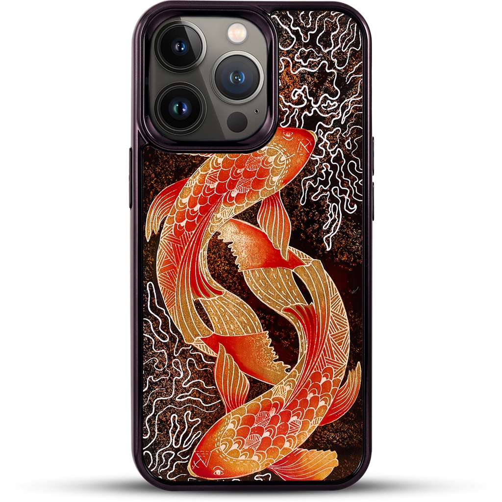 Ốp điện thoại cho iPhone 13 Pro / 13 Pro Max mẫu Song Ngư thương hiệu La Sonmai