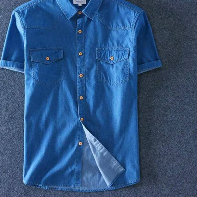 ❇ Áo Sơ Mi Levis / Quần Jean / Áo Sơ Mi DENIM Sau Lưng Nam - Áo Sơ Mi DISTRO Mới Nhất ☑ !
