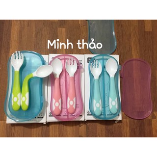 Bộ Thìa Dĩa Tập Xúc Ăn Cho Bé (mẫu mới)