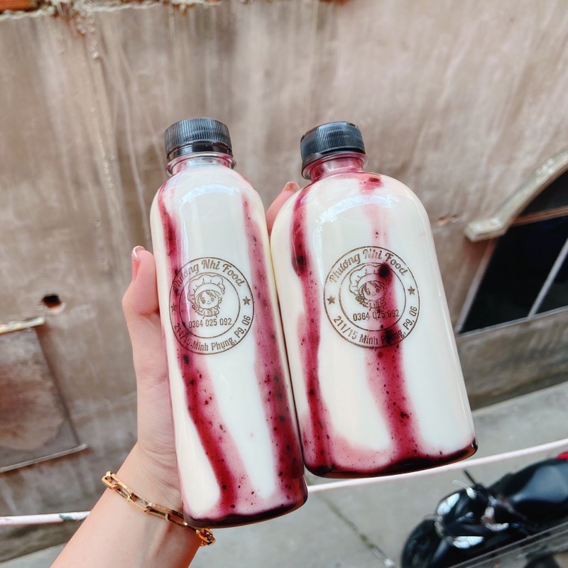 Sữa chua lên men vị trái cây nhà làm