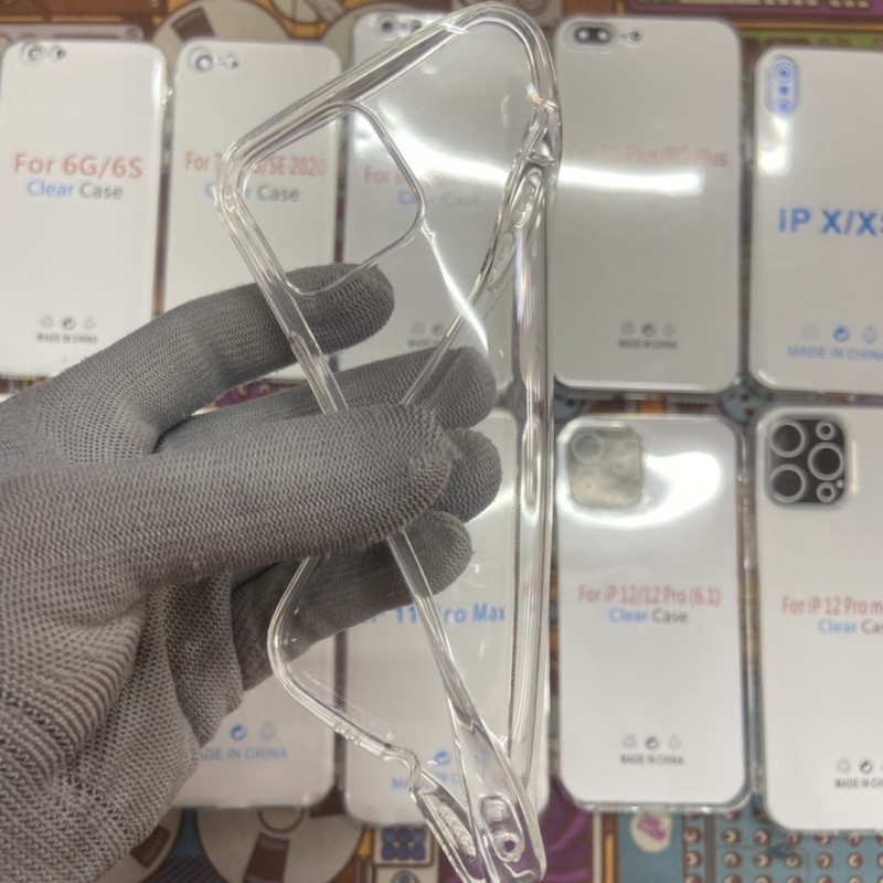 Ốp Lưng Dẻo Trong Suốt Loại Tốt Khó Ố Vàng iPhone 12 Pro Max, 12 Mini, 11, X/Xs, Xr, 7/8 Plus, 6/6s, SE 2020,...