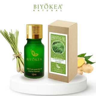 Tinh dầu sả gừng biyokea giúp thơm phòng, đuổi muỗi, giảm stress,đạt chuẩn cgmp, iso, dung tích lớn tiết kiệm