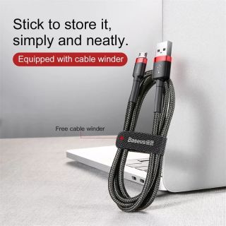 Cáp sạc nhanh Micro usb Baseus Kevlar chính hãng