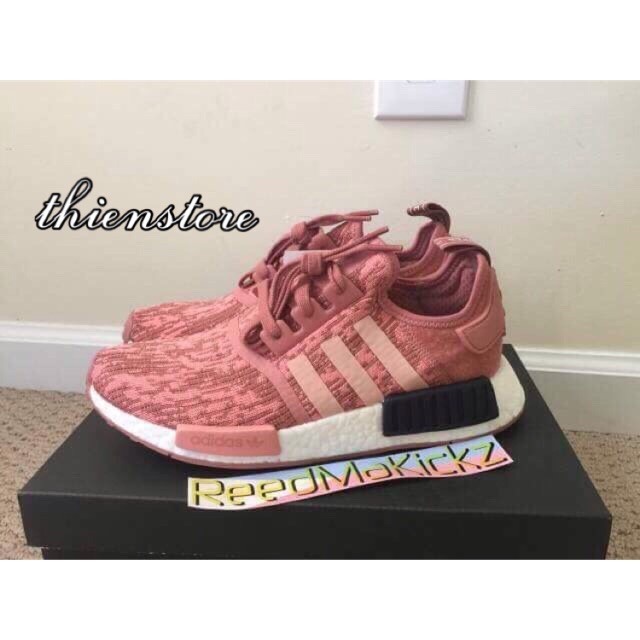 [Adidas giày]Giày Adidas NMD R1 Trace Pink Giày NMD Hồng Giày NMD R1 ?