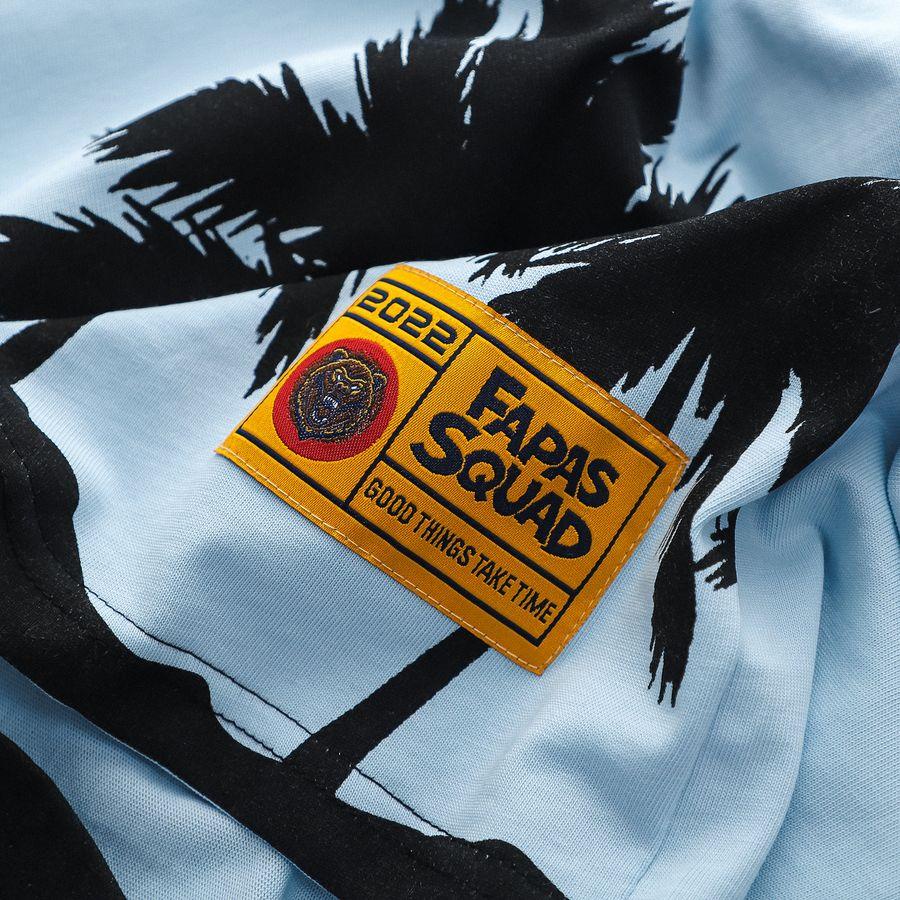 Áo Thun Nam Palm Họa Tiết In Bóng Dừa Chất Vải Cotton Mềm Mịn Thấm Hút Tốt Form Regular - FAPAS