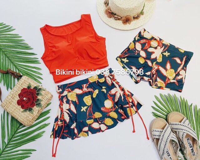 Đồ bơi áo tắm bikini 3 mảnh | BigBuy360 - bigbuy360.vn