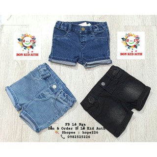 TÁCH SET Quần short jean HM UK chính hãng sz từ 6-9m đến 3-4y Lưu ý tag