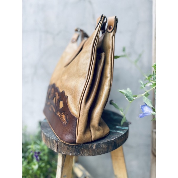 SALE- túi si đeo vai da thật