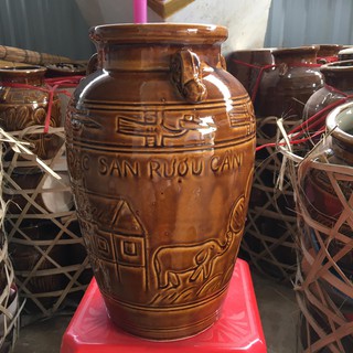 chum - 10 lít - chum rượu cần - ché