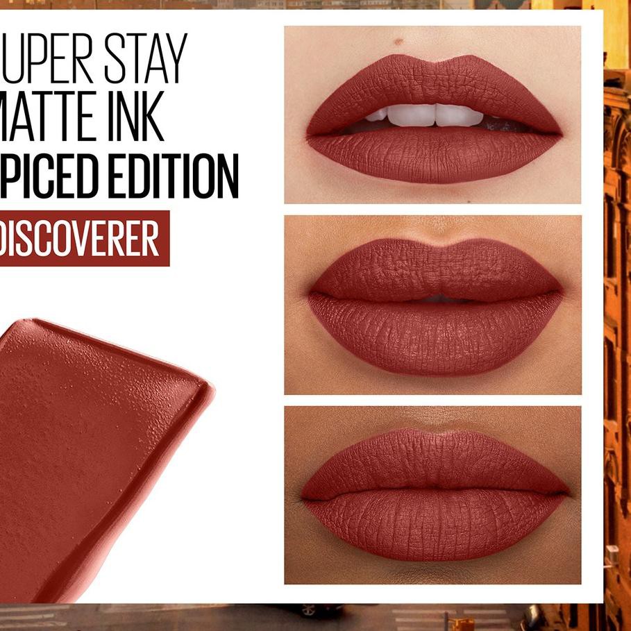 (Hàng Mới Về) Son Kem Lì Maybelline Lên Màu Chuẩn Lâu Trôi 24 | BigBuy360 - bigbuy360.vn