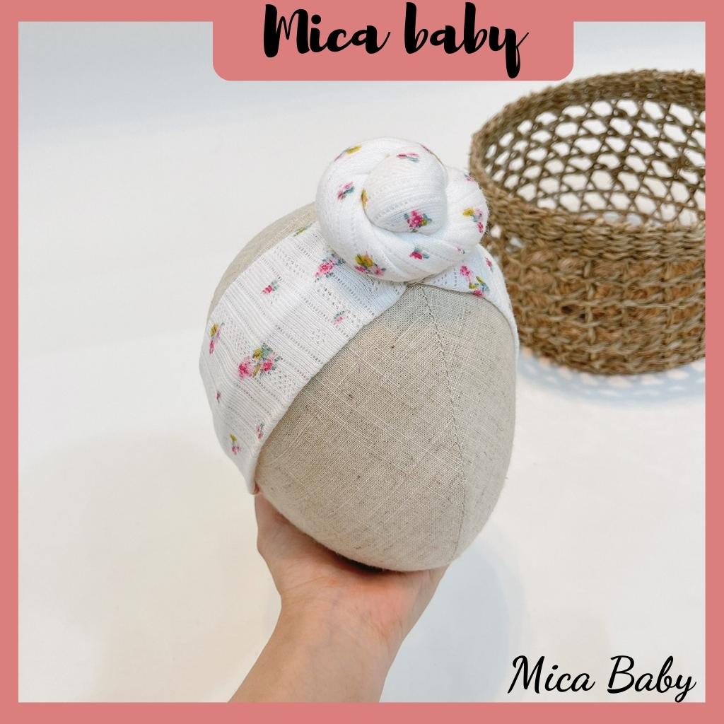 Băng đô mềm mại thoáng khí bản xoắn ốc dễ thương cho bé Mica baby BD05