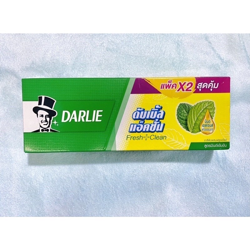 Combo 2 Tuýp Kem Đánh Răng Tác Động Kép Ngừa Sâu Răng Giúp Hơi Thở Thơm Mát Darlie Double Action 150g