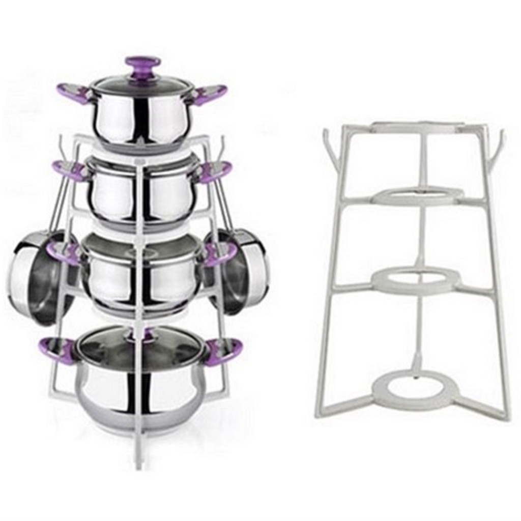 KỆ ĐỂ XOONG NỒI CHẢO 4 TẦNG | BigBuy360 - bigbuy360.vn