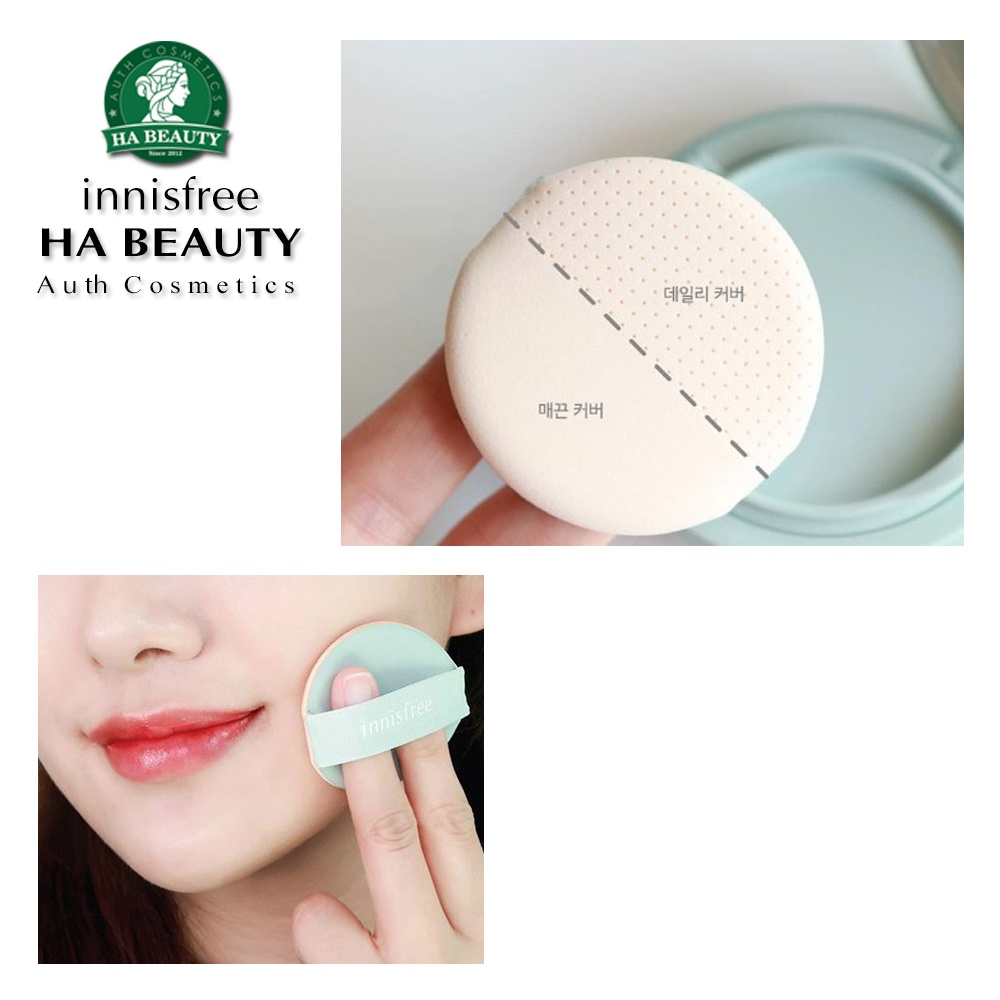 Mút tán phấn nước Kiếm soát nhờn innisfree No Sebum Powder Cushion Puff 1ea