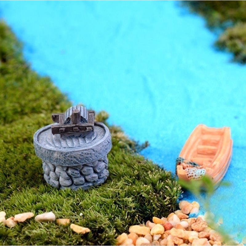 Đồ trang trí đá mài mini trang trí sân vườn