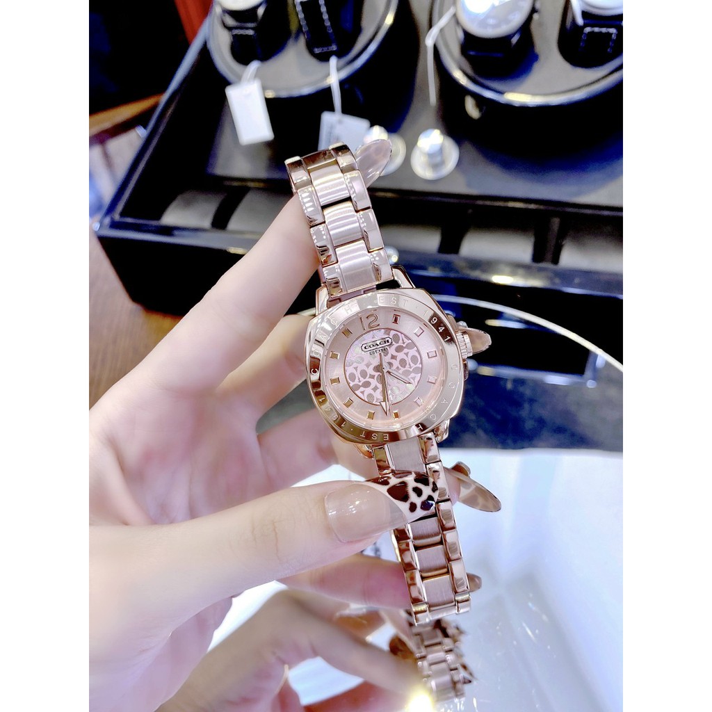 Đồng hồ nữ chính hãng, đồng hồ đeo tay nữ COACH full box siêu sang, thời trang cao cấp, cực chất cho chị em phụ nữ