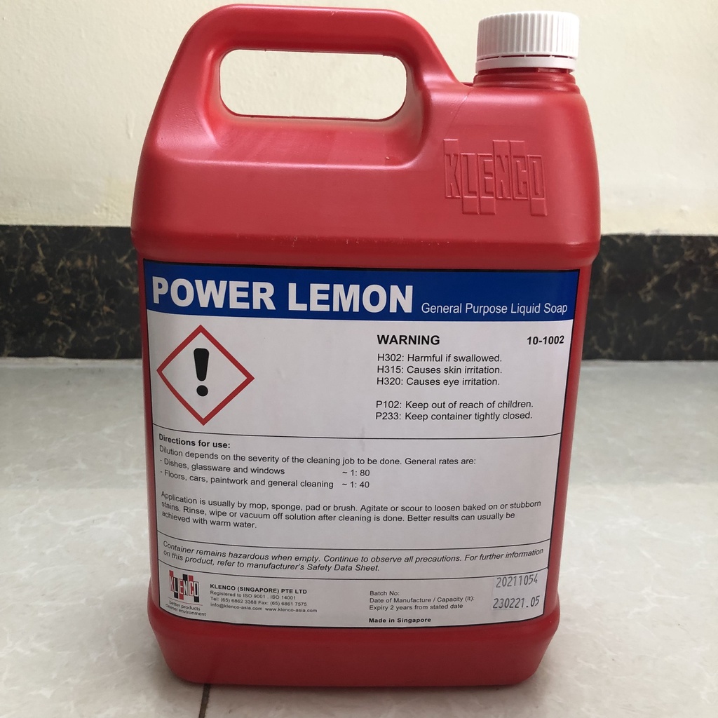 HÓA CHẤT LAU SÀN ĐA NĂNG HƯƠNG CHANH POWER LEMON